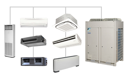 <b>Variable Refrigerant Flow (VRF / VRV)</b>